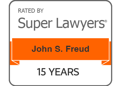 John S. Freud, Super Lawyers - 15 Years, 2024
